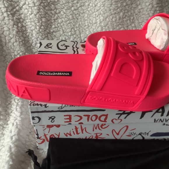 Nwt Dolce & Gabbana pool Rubber slides size 37 - Picture 7 of 10